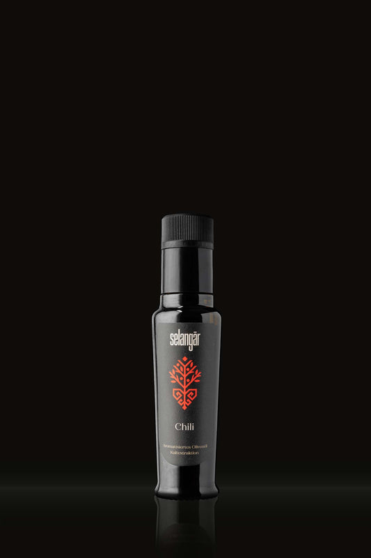 selangār - Aromatisiertes Olivenöl: Chili (100ML)