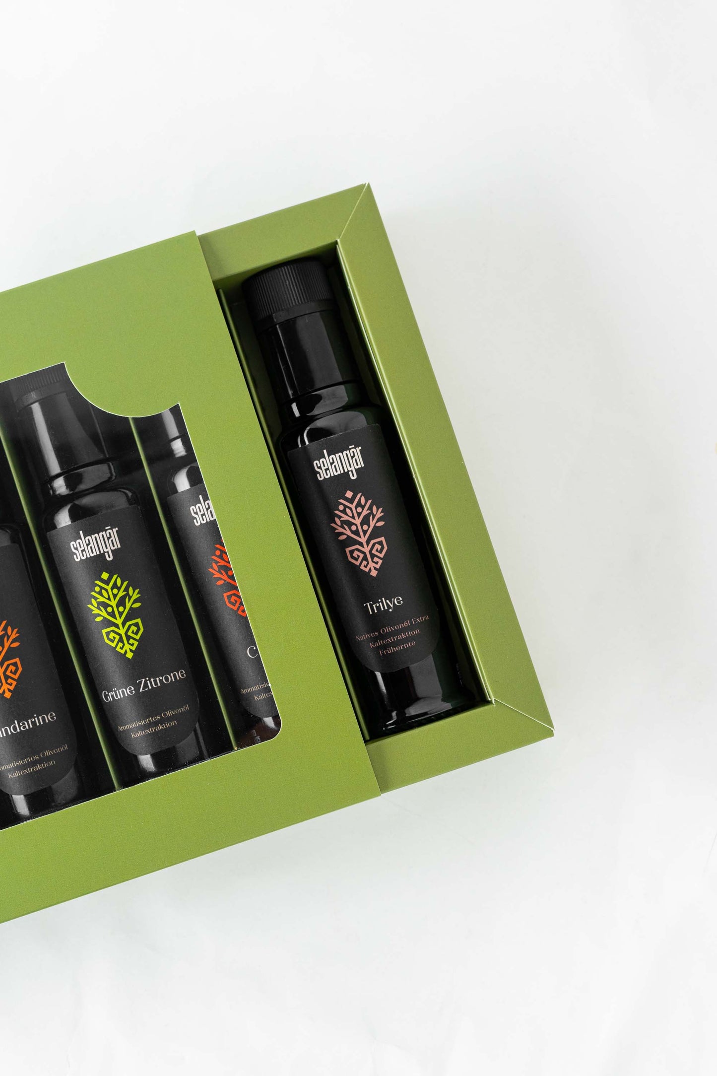 selangār Olivenöl Kollektion – 5er Set mit purer Vielfalt (5x100ML)