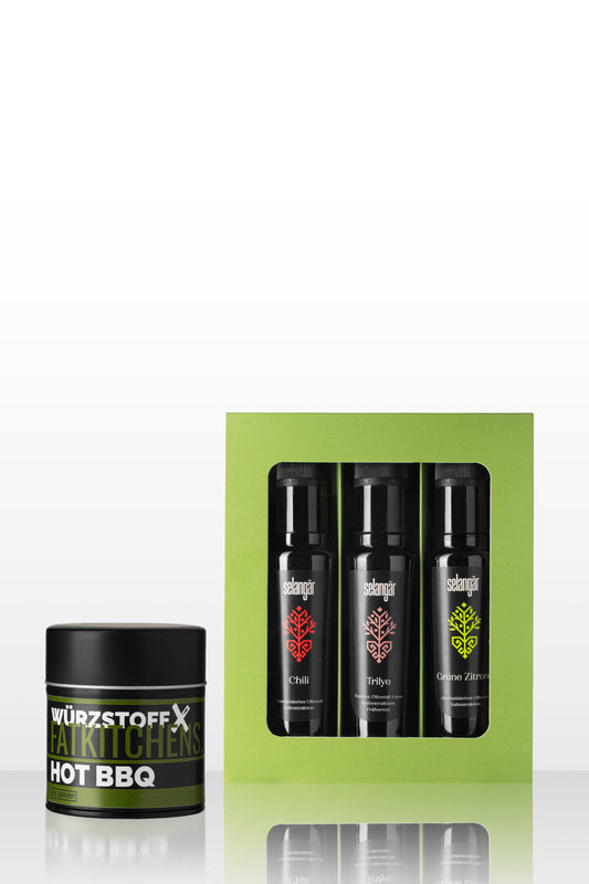 selangār × FATKITCHENS - HOT BBQ Kombi-Set